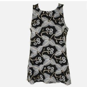 Charter Club Embroidered Sleeveless Top XS